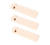 CHICAMPERA 3 Piezas Silbato de Madera para Instrumento Musical Orff Diy para Pintar Juguetes de Fiesta Interactivos Fomentan la Creatividad Trabajo Equipo