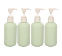CHICAMPERA 4piezas Botellas de Loción Recargables Dispensadores de Jabón Espumoso y Champú de Unidades para Baño y Cocina Diseño Portátil y Superficie Antideslizante