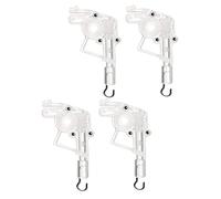 CHICAMPERA 4piezas Control De Inclinación para Persianas Accesorio Hexagonal Bajo Perfil Repuesto Transparente Resistente Adecuado para Venecianas y Estores