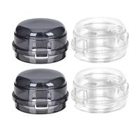 CHICAMPERA 4piezas Protector para Perillas de Cocina Gas Cubiertas de Seguridad para Interruptores de Estufa Antisalpicaduras y Resistente Altas Temperaturas Protección Infantil para Hogar