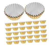 CHICAMPERA 500 piezas Mini Moldes para Magdalenas de Aluminio Resistente al Aceite Papel para Hornear Cupcakes Duradero para Cumpleaños Bodas y Fiestas
