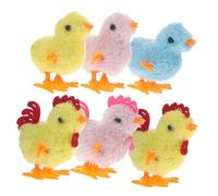 CHICAMPERA 6 Piezas Juguetes de Peluche de Pollo de Juguetes Interactivos para Prescolares y Bebés la Coordinación y Comunicación Familiar Color Aleatorio
