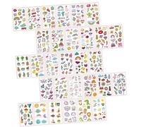 CHICAMPERA 60 hojas Pegatinas Corporales Impermeables Divertidas Calcomanías DIY para Adultos y Decoración Lavable para Cumpleaños y Fiestas