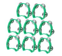 CHICAMPERA 8 Piezas De Panderetas Creativas De Plástico De Fácil Agarre De Mano Con Sonido Para Pequeños Escuela Colaboración Actividades De Aprendizaje Interacción Infantil