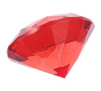 CHICAMPERA Adorno de Gemas de Cristal Blanco de 60 Mm para Decoración de Bodas y Despedidas de Soltera Brillo Brillante y Ambiente Romántico