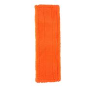 CHICAMPERA Almohadilla de Fregona Reutilizable de Microfibra Naranja de 42x14cm, Absorbente y Lavable, Recambio para Mopas en Hogar, Hotel y Tienda