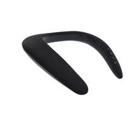 CHICAMPERA Altavoz en Barra para Cuello Micrófono, Sonido Estéreo y Batería Recargable, Adaptado para Deportes y Momentos de Relajación en Casa, Negro