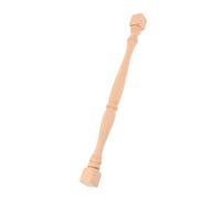 CHICAMPERA Balaustre de Madera para Proyectos de Mejora del Hogar Diseño de Pequeño Puente, Poste Decorativo Estilo Clásico Beige para Reparación y Decoración de Escaleras