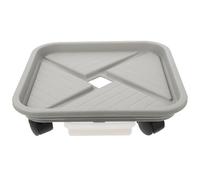 CHICAMPERA Bandeja para Macetas de Plástico con Ruedas y Depósito de Agua | Capacidad de Carga 35kg, Base Baja con Ruedas Giratorias, para Traslado de Plantas en Maceta