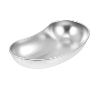 CHICAMPERA Bandeja Versátil de Acero Inoxidable 304 para Instrumentos Médicos Diseño Curvo y Tamaño Adecuado para Laboratorio Clínico y Odontología