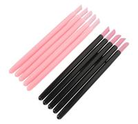 CHICAMPERA Bolígrafo de Manicura Multifuncional para Uñas Negras, Portátil Material Pp, 2 Juegos en Forma de Bolígrafo Adecuado para Profesionales y Aprendices de Nail Art