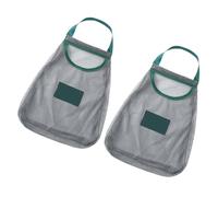 CHICAMPERA Bolsa Colgante para Verduras y Frutas 2 Piezas Ventilada de Poliéster Resistente para Organizar Ajo, Patatas y Cebollas en Cocina y Hogar