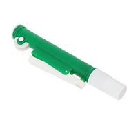 CHICAMPERA Bomba de Pipeta Manual de Plástico Verde de 2ml Dispensación Rápida Mano para Laboratorio Científico y Transferencia de Líquidos