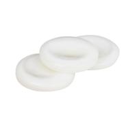 CHICAMPERA Botones de Dedo para Trompeta Accesorios Prácticos y Fáciles de Usar Blancos de Concha Natural, Paquete de 3 Piezas para Instrumento Musical