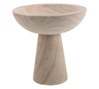 CHICAMPERA Cáliz de Madera para Rituales Base Estable y Capacidad, Decoración de Altar de Brujería Estilo Medieval para Ceremonias Espirituales