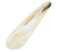 CHICAMPERA Calzador para Calzar Zapatos Fácilmente Beige de Cuerno Resistente al Calor Diseño Compacto Herramienta Portátil y Cómoda Color Aleatorio Hombres