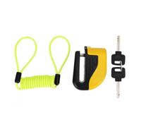 CHICAMPERA Candado de Seguridad para Bicicleta y Moto Alarma Sonora, Cable Flexible, Resistente al Agua, Set de 2 Unidades, Adecuado para Uso Urbano y Montaña Color Aleatorio