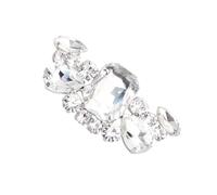 CHICAMPERA Clip para Zapatos de Boda para Mujer Forma Especial de Piedra Brillante, Hebilla Decorativa Instantánea para Fiesta y Evento, 1 Par de Accesorios para Novias