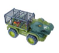 CHICAMPERA Coches de Ingeniería de Dinosaurios con Incluye Camión de Cartoon Dinosaurios Huevo y Árbol Juguete Seguro y Divertido para la Imaginación Creatividad