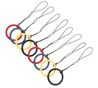 CHICAMPERA Cordón para Móvil 8 Piezas Hebilla Metálica y Soporte de Dedo, Multicolor para Uso en Exteriores y Oficina