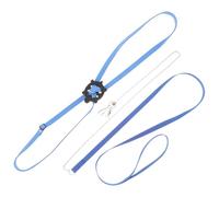 CHICAMPERA Correa de Entrenamiento para Tortugas Ajustable en Color Azul Material Faux Que No Daña la Piel, Adecuado para Reptiles y Pequeños Animales