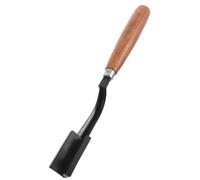 CHICAMPERA Cuchillo para Cortar Árboles de Caucho, Herramienta de Injerto de Jardín, Acero y Madera, Negro, Mango Ergonómico, para Pelar Árboles de Caucho y Cortes de Precisión