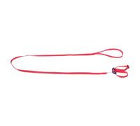 CHICAMPERA Cuerda para Mascotas de Poliéster Color Rojo Forma 8 para Pájaros y Lagartos, Cuerda Resistente para Paseos en Casa y Prevención de Pérdidas