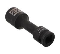 CHICAMPERA Dado de Impacto de 22 MM Hexagonal de Acero Casquillo Cuadrado de 1/2, Adecuado para Reparación y Montaje de Neumáticos en Garajes