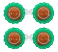 CHICAMPERA de Hierba Gatera y Energía para Snack Saludable Cubierta Transparente 4 Piruletas Sabor Menta, Que Estimulan el Deseo de Comer para Gatos y Gatitos