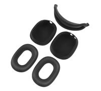 CHICAMPERA de TPU para Auriculares Almohadilla Protectora Compatible con Airpods de Diadema Carcasa Almohadillas Color Negro Protección Antirayaduras y Superior