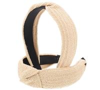 CHICAMPERA Diademas de Rafia Vintage para Mujer, 2 Piezas Nudo, Diseño Chic y Material Plástico Confiable para Fiestas y Maquillaje