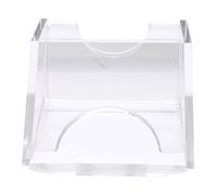 CHICAMPERA Distribuidor de Tarjetas de Póquer de Acrílico Transparente, Zapato Portátil para Juegos de Cartas, Accesorio para Texas Hold'em, Blackjack y Baccarat, Suministro Hogar