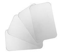 CHICAMPERA Esterilla Fría para Conejos y Chinchillas, 4 Piezas de Aluminio 10X6 CM, Cama Refrescante para Mascotas en Climas Cálidos