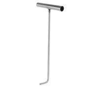 CHICAMPERA Gancho para Tapa de Alcantarilla de Acero Inoxidable Gancho T Resistente para Tapas de Pozo Herramienta Duradera para de Alcantarillas y Puertas Enrollables
