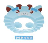CHICAMPERA Gorro de Baño Ajustable para Bebés Sombrero de Champú para Protector de Oídos y Cabeza Gorro de Ducha para Lavar Cabello para Bebés y Pequeños con Diseño de