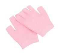 CHICAMPERA Guantes Rosas Cuidado de Manos, Guantes Hidratantes de Tela Tejida Reutilizables para Spa y Cuidado Personal de Mujeres