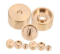 CHICAMPERA Hebillas para Botones de Trompeta Mini de Latón Dorado, Accesorio para Instrumentos Musicales, Juego Pequeño de Hebillas para Pistón, Compatible Trompeta, Accesorios para Músicos