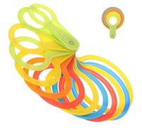 CHICAMPERA Herramienta de Medición para Frutas con Anillo Plástico Resistente Calibrador de Diámetro con Números Visibles para Clasificación Granjas y Tiendas Color Aleatorio Color Aleatorio