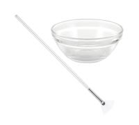 CHICAMPERA Herramientas Cuidado Piel Juego de Pinceles para Mascarillas Faciales Cuenco, Diseño de Pelo Corto para Aplicación en Áreas Pequeñas y Grandes del Rostro