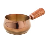 CHICAMPERA Jeringa de Acero Inoxidable con Mango de Madera para Salsas Vinagretas y Condimentos para Eventos Restaurantes y Comidas Elegantes