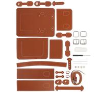 CHICAMPERA Kit para Hacer Bolsos de Pu Material para Manualidades DIY Accesorios de Hierro Adecuado para Entrenamiento Manual y Lecciones Prácticas