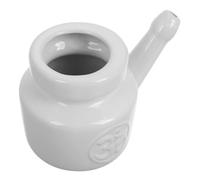 CHICAMPERA Lavado Nasal Cerámico para Limpieza Sinusal Suave y Segura Botella Manual Portátil para Irrigación Nasal y Alivio de Congestión para Yoga y Cuidado Diario