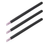 CHICAMPERA Limas para Uñas Diseño Portátil Cabezal de Cuarzo Negro Juego de 3 para Cuidado y Pulido de Cutículas y Uñas en Manicura