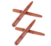 CHICAMPERA Masajeador de Madera 4 Unidades para Puntos de Acupresión en Pies y Cuerpo Bastones Manuales para Cuidado de Meridianos Uso en Yoga y Spa Doméstico