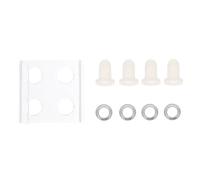 CHICAMPERA Molde de Silicona para Lápiz Labial para Crear Caseros Fácil de Usar y Desmoldar, Kit 4 Moldes Adecuado para Cumpleaños y Regalos