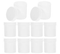 CHICAMPERA Organizador de Botellas Pequeñas de Plástico para Medicamentos Tapa y Capacidad de 100 Ml, Set de 10 Unidades Adecuado para Almacenamiento Diario
