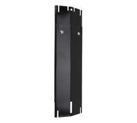 CHICAMPERA Pantalla Térmica Ajustable de Acero Inoxidable para Parrilla | 13, 39 X 3, 94x0, 39 In, Borde Reforzado y Superficie Lisa sin Rebabas, Color Negro