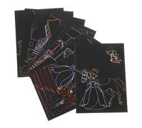 CHICAMPERA Papel para Rascar DIY para Láminas de Manualidades Creativas para Pintura y Material Divertido para Oficina y Desarrollo de Imaginación Infantil Regalo Original de Arte