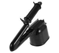 CHICAMPERA Peine con Dientes Ergonómicos de Abs Negro para Teñir Cabello que Minimizan Manchas en Manos para Aplicaciones Rápidas de Coloración en Casa