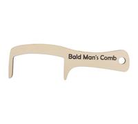 CHICAMPERA Peine de Madera Beige para Calvos Dientes Anchos Que Masajea y Previene Rasguños Cuero Cabelludo, Adecuado para Disfraces de Payaso y Uso en Casa